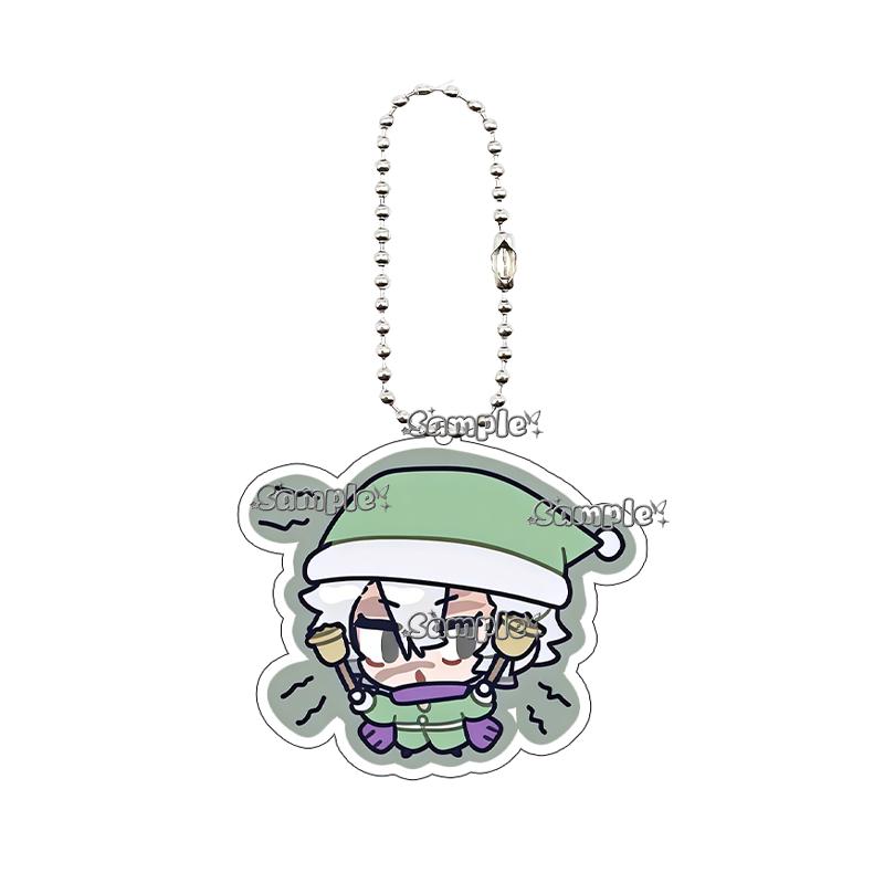 Double-sided Printing Anime Kochou Shinobu Tomioka Giyuu Tanjiro Kamado Nezuko Keychain Acrylic Pendant Charm Fans Gifts Jewelry