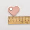 1pc Mini Heart Shape Cable Organizer Vintage Earphone Wire Data Line Clips Cable Winder Tie PU Leather Wire Organizer