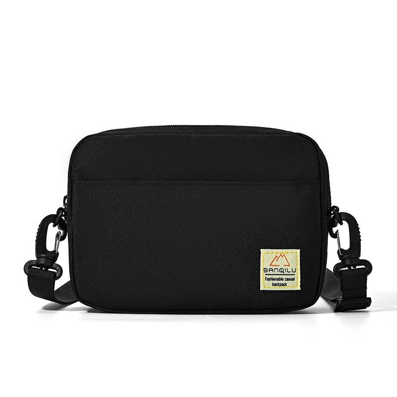 Мужская сумка через плечо Многослойная маленькая квадратная сумка Сумка на одно плечо через плечо