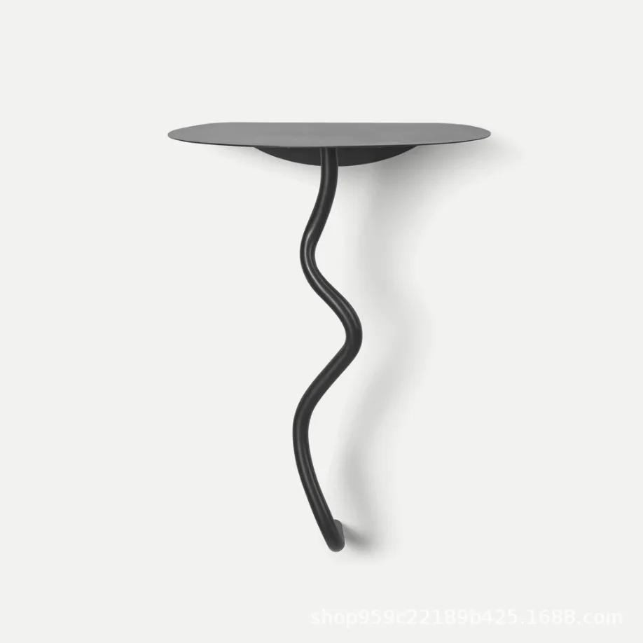 Nordischer Minimalistischer Tisch Kaffee Nachttisch Abnehmbares Design Tisch Kaffee Halbkreis Einfache Couch