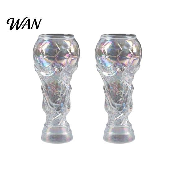 Magic Coating Beer Glass 2Pcs Trophy for Fans, Large Capacity Soccer Shape Mug Mug, Novelty Drinking Cup Party Bar Home Use