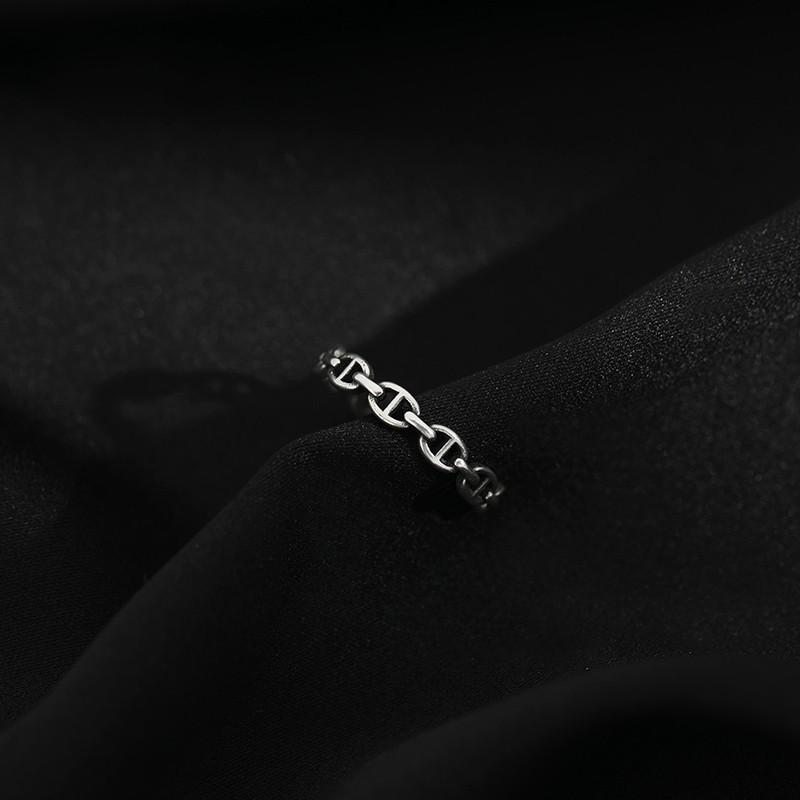 Elegant 925 Sterling Silver Roman Numerals Open Adjustable Ring For Women Stylish Geometric Design Perfect For Birthdays And Everyday Wear