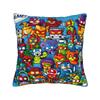 SuperThings Cartoon Square Pillow Cases  Kazoom Power Kindergarten Cushion Covers Awesome Decorative Pillowcase for Sofa cm