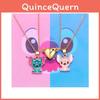 Lilo Stitch Heart Pendant Necklace With Alloy Charm For Couples And Friends