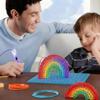 3D Printing Pen Style Mat With 2 Finger Protectors Template Drawing Implements Pad Tools ideal for Children Adults