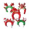 5pcs Christmas Hair Clasp Balloons Christmas Headdress Balloons Santa Claus Christmas Decorations Christmas Party Decorations