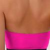 One Pieced Swimsuit for Women Breathable Swimwear Solid Color Contrasting Bathing Suit Beachwear Backless Design