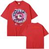 Zara Larsson Midnight Sun Global Tour Mercah T-Shirt Men Women Album Poster Graphic Print Cotton Tees Neck Loose Oversized Tops