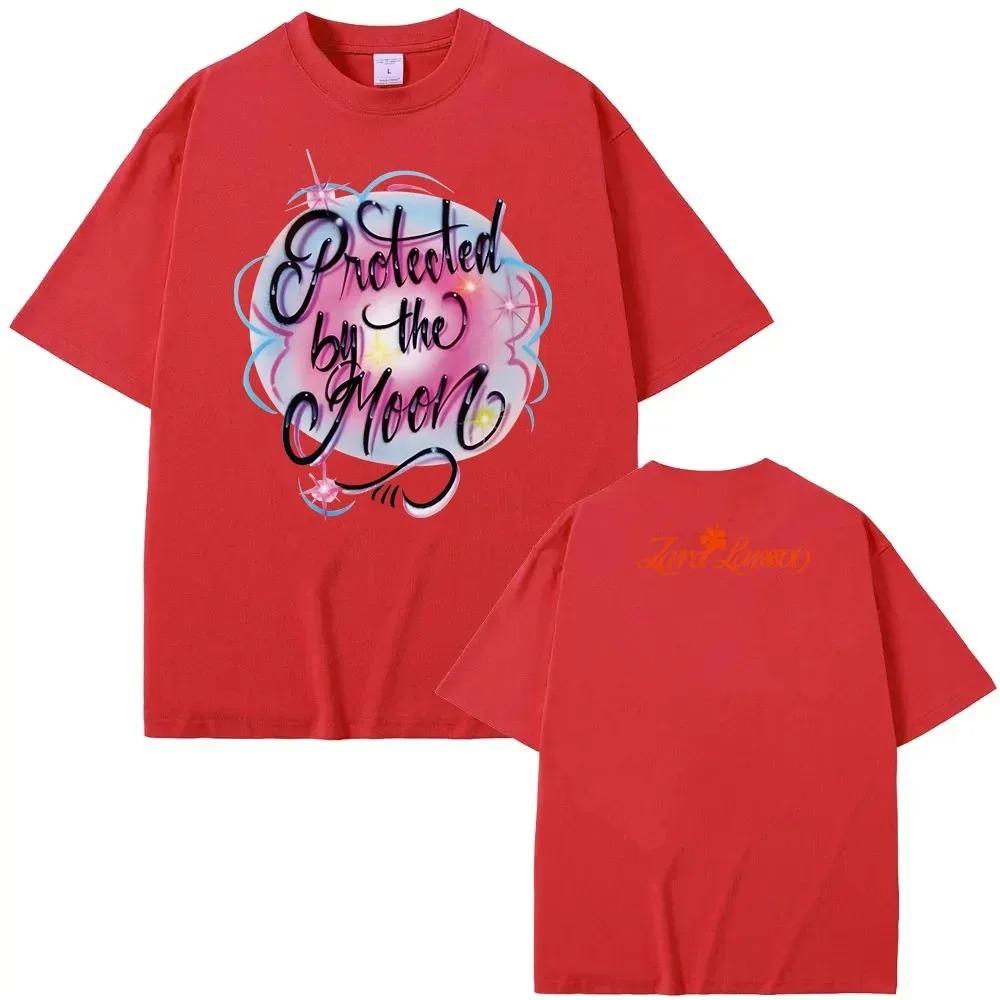 Zara Larsson Midnight Sun Global Tour Mercah T-Shirt Men Women Album Poster Graphic Print Cotton Tees Neck Loose Oversized Tops