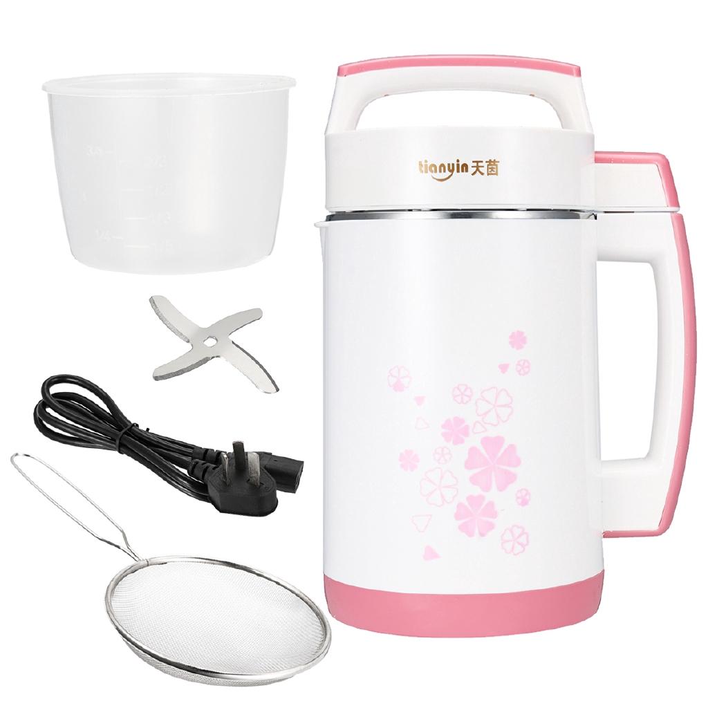 2L SoyMilk Machine Stir Rice Paste Maker Steel Filter-free Automatic Heating Soya-Bean Milk Juicer