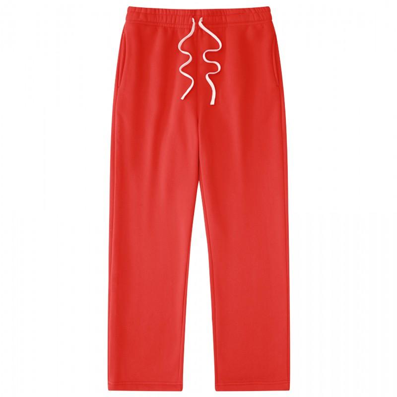 Set Tuta con Felpa con Cappuccio Foderata in Pile e Pantaloni Jogger Autunno Inverno 2025 Unisex Oversize Casual Tinta Unita