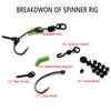 Carp Fishing Swivels Snaps with Solid Ring Quick Change Fishing Hook Swivels Accessories