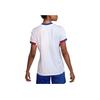 Nike Dri-FIT Soccer Replica FFF Striped Outdoor Casual Vintage Crew Neck Short Sleeve Football Shirt Women tops White FJ4323-100