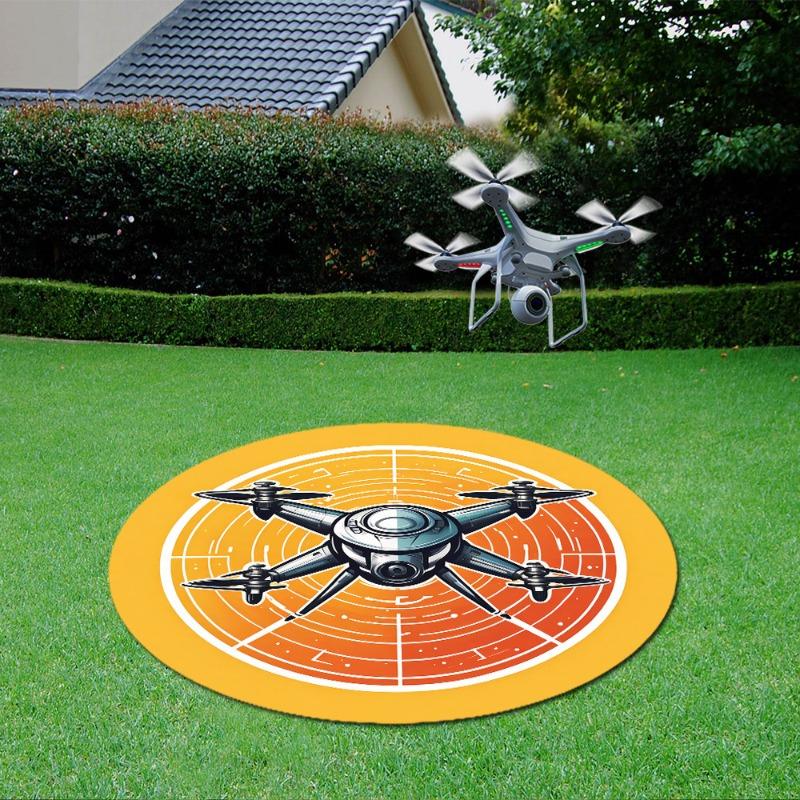 Wewnętrzne Zewnętrzne Maty Lądowania dla Dronów Kolorowe Znakowanie H Kompasem Podkładki Lotnicze dla Sprzętu do Fotografii Powietrznej