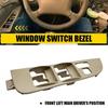 Beige Driver Left Master Power Switch Window Bezel Trim For 98-02 Toyota Corolla