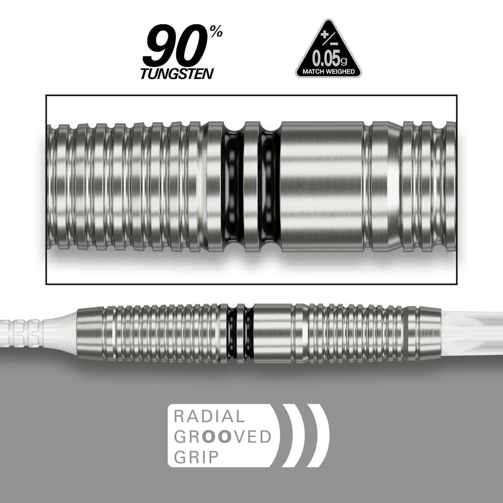 TARGET BARVY GEN4 ČERNÁ 90% 19G 2BA Šipky s měkkým hrotem