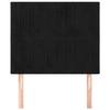 VidaXL Headboards 2 Pcs Black 100x5x78-88 Cm Velvet3116614