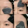 New Durable Brow Shaping Stencil Shaping Portable Drawing Eyebrow Desgin Ruler Metal Makeup Drawing Guide Ruler Women