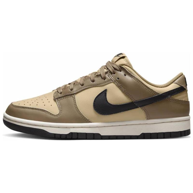 Nike Dunk Dark Driftwood Leather Trendy Retro Casual Slip-resistant Wear-resistant Lightweight Low-top Skate Shoes for Women Brown DD1503-200