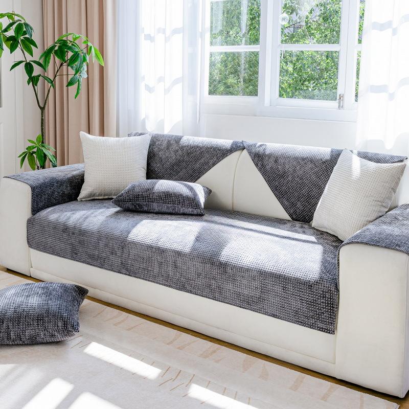 Sofa Cushion Four Seasons Cushion High-Grade Sofa Cover Non-Slip Backrest Cover Towel Four Seasons Universal Sofa Cover Cloth