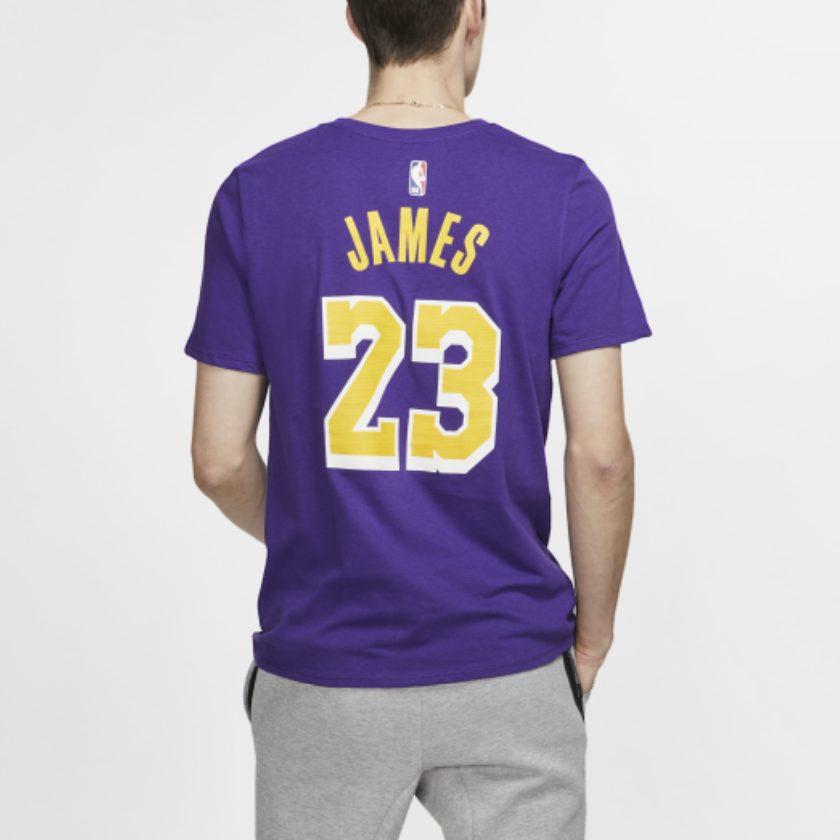 Nike NBA T Shirts Men's Crew Neck Moderate Straight Fit AR4888-557