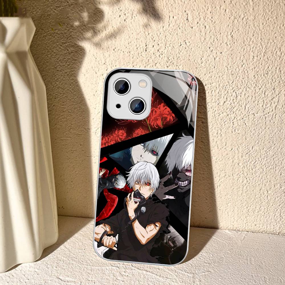 T-Tokyo G-Ghoul Classic Anime Tempered Glass For iphone 14 13 12 11 Pro Mini XS MAX 14Plus X XS XR Cover