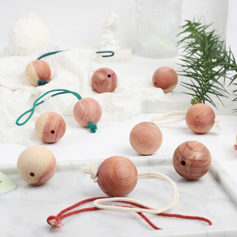 Cedar Wood Moth-Proof & Deodorizing Balls for Shoes & Wardrobe