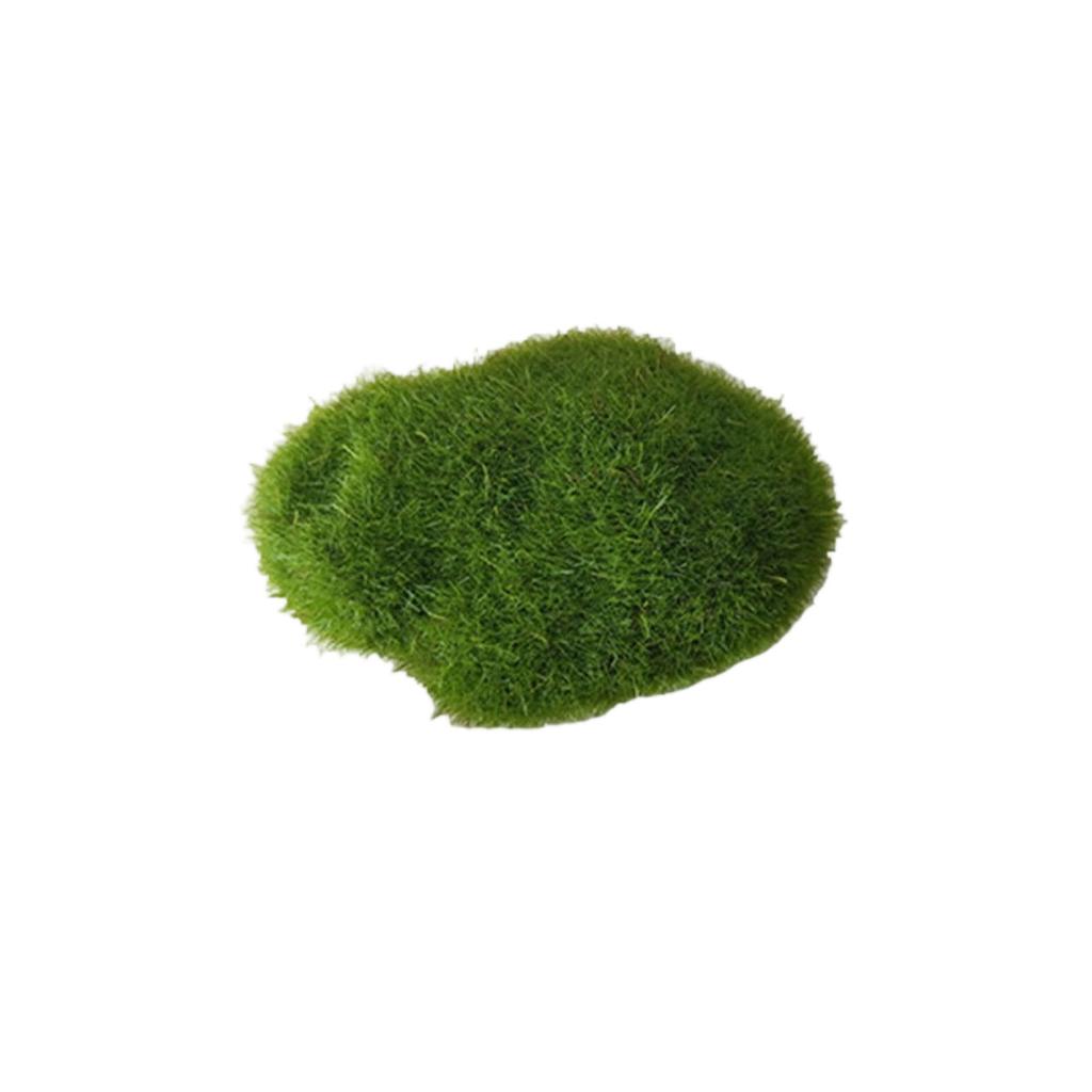 Simulated Moss Stone Micro Bonsai Decoration Fake Moss Stone Artificial Plush Stone