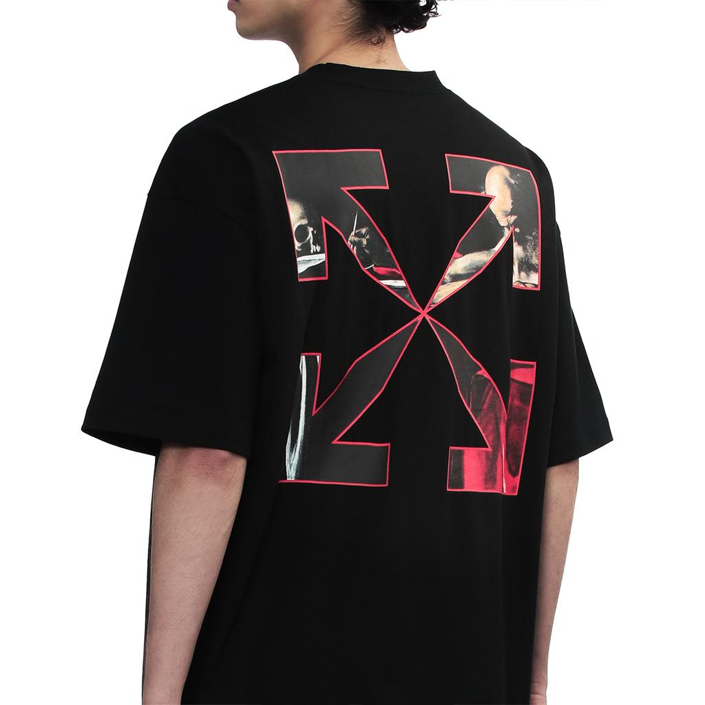 Off-White Art Religious Oil Painting Skull Print Vintage Streetwear Versatile T-Shirt Unisex T-Shirt OFFTEGARC069Q