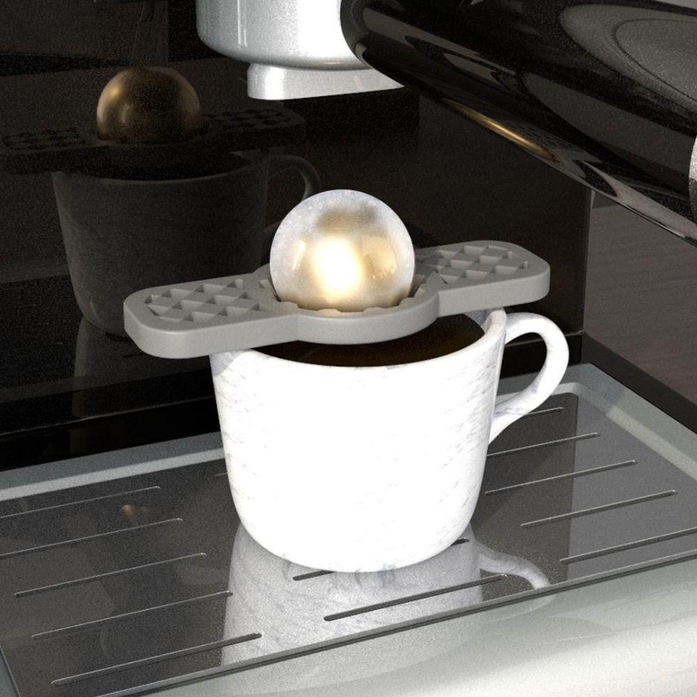 Reusable Coffee Cooling Ball Set No Dilution Ice Sphere Holder Espresso Cooling Ball Iced Coffee