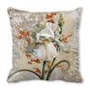 Green plants and flowers pattern series Digital printing short plush pillow covers for car sofa office cushion cover home goods