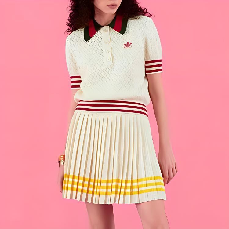 Gucci X Adidas Originals SS22 Polo Shirt Unisex White 693832-XKCDM-9133