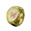 Butterfly Finger Ring Watch Creative Mini Trend Simple Versatile Fashion Time Men and Women Couple Ring Watch Pocket Watch