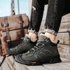 Hot-selling winter new Northeast velvet warm outdoor men's leather thick-soled Martin boots