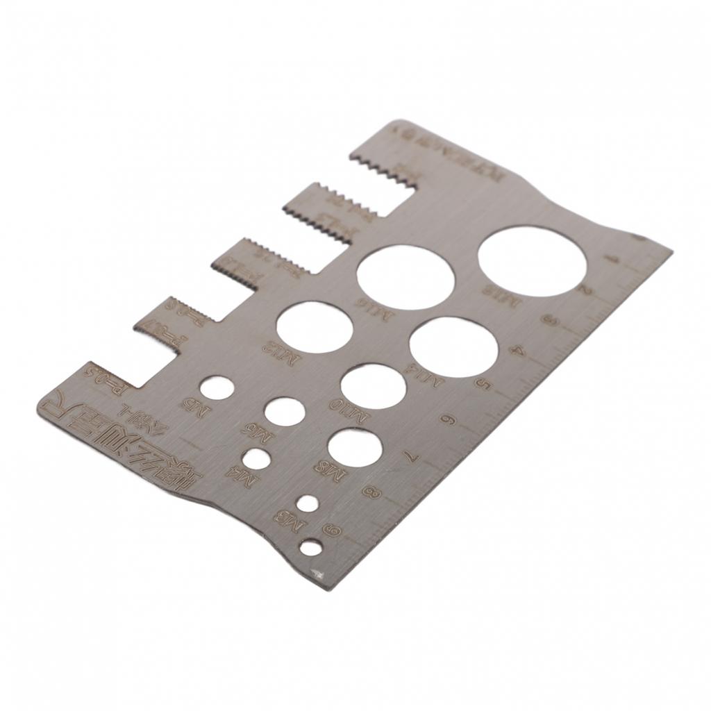 Screw Measuring Tool Stainless Steel Ruler Not Suitable For Outdoor Use
