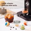 Innovative Coffee Tray Coffee Pods Converter Coffee Holder Coffee Converter Stainless Steel Texture for Coffee Pods