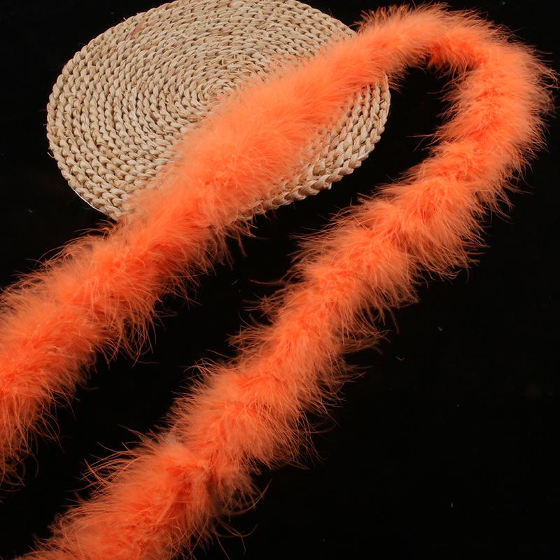 Encrypted Colored Turkey Feather Strips for DIY Decorations & Stage Costumes