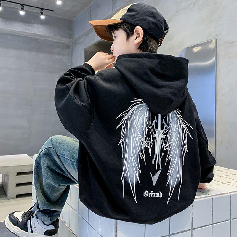 Boys' Korean Style Hoodie - Spring/Autumn 2025 New Arrival