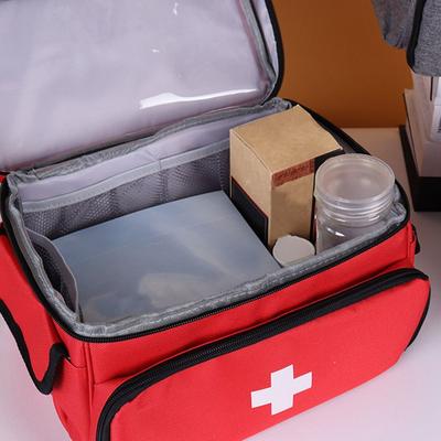 Lightweight Travel Medicine Bag Adjustable Strap Multi-Functional Medicine Storage Box Easy Grip Large Capacity