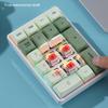21 Key Numeric Keypad Ergonomic Lightweight Digital Keyboard Corded Bluetooth-compatible 2.4G Wireless Number Keypad
