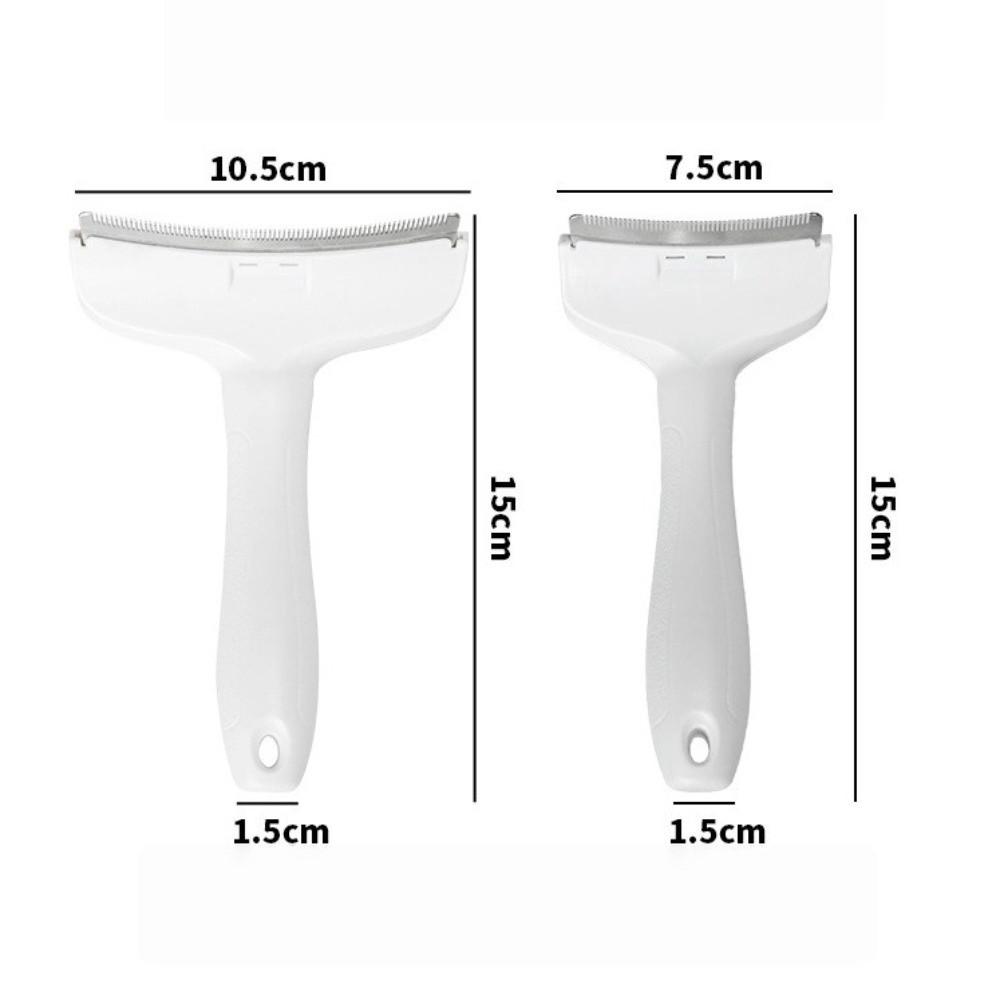 Stainless Steel Tooth Cat Detangling Brush Arched Head Ergonomic Handle Dog Brushing Comb Anti Tangle Pet Care Supplies