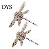 Practical Scarf Fastener 1/2Pcs Women Brooch Pin, Dragonfly Design Decorative Lapel Versatile Accessory for Sweaters Dresses Suits Hats Fashion Pin