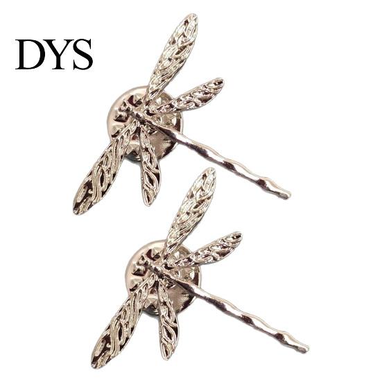 Practical Scarf Fastener 1/2Pcs Women Brooch Pin, Dragonfly Design Decorative Lapel Versatile Accessory for Sweaters Dresses Suits Hats Fashion Pin