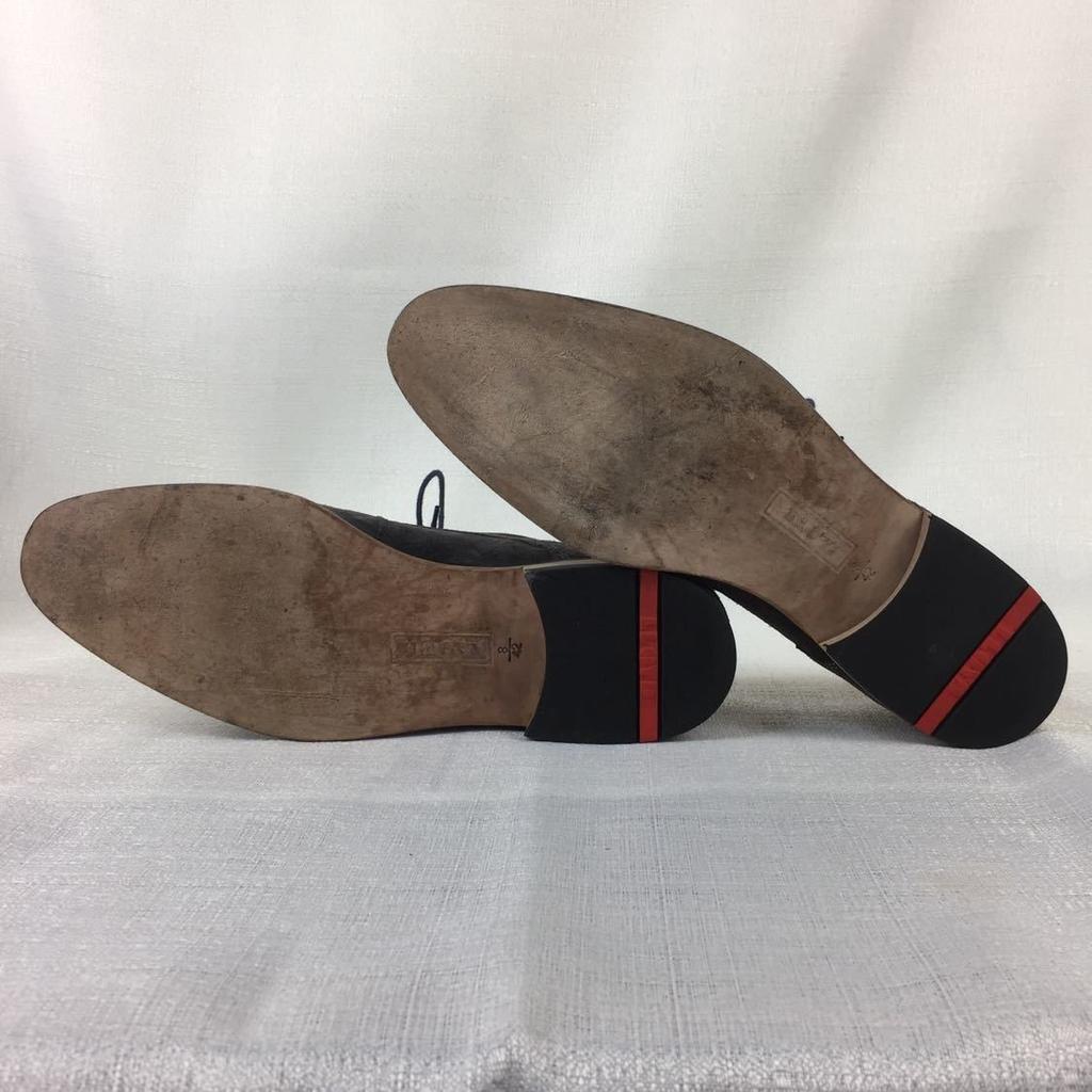 Current Value 30,00050,000 JPY Made In Germany LLOYD DODGE Suede Leather Shoes Gray Size 42 26.5(USED)