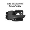 Poignées de porte intérieures avant, arrière, gauche et droite en ABS noir pour Hyundai Elantra 2001 - 2006 826102D000 826202D000 CA AX