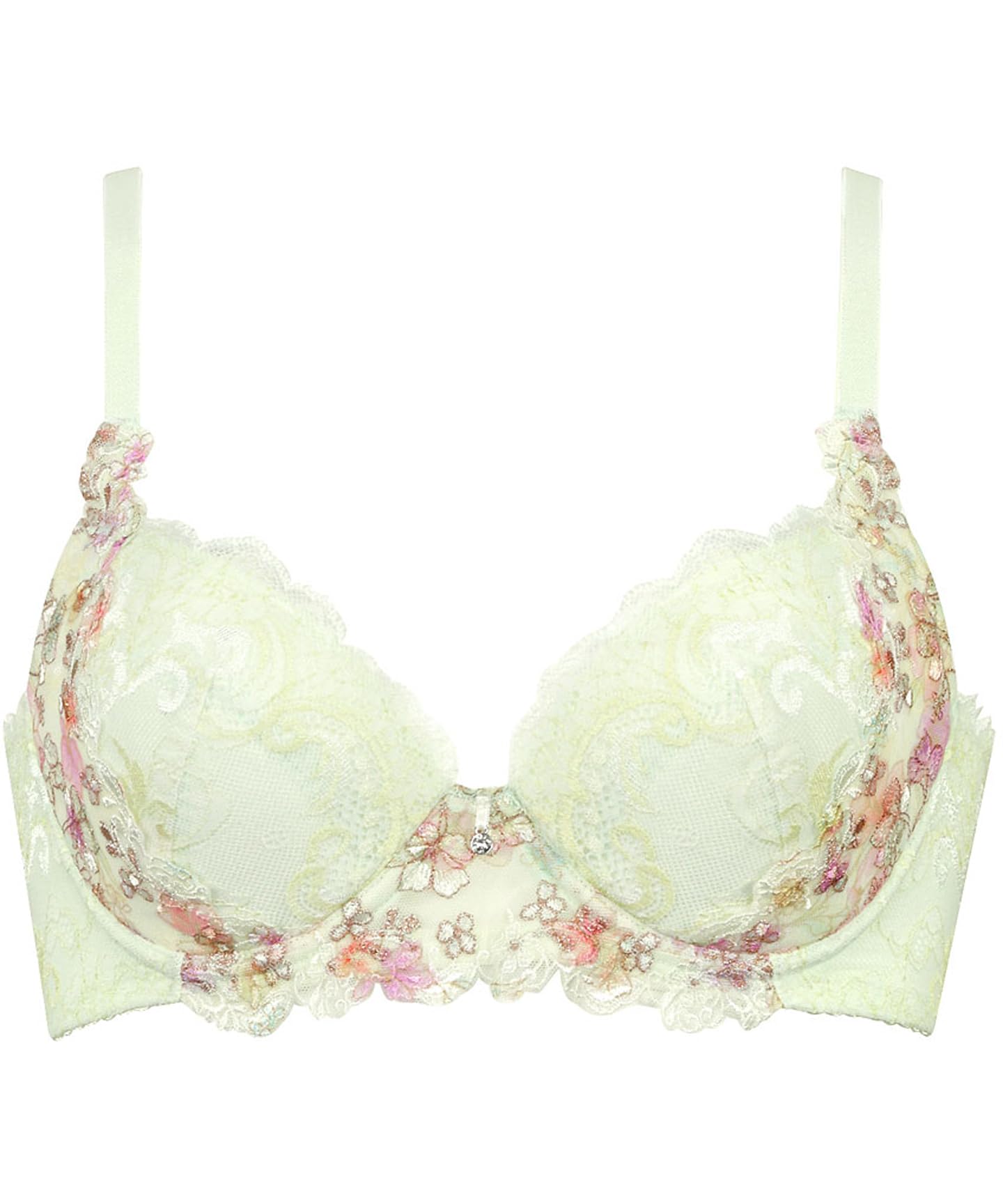 

Бюстгальтер Wing, формирующий стройный силуэт, с гладкой спинкой, уменьшает неровности на спине и лишний боковой жир, подходит до большого размера G, GR D65 [Wing/Wacoal] Lesiage,