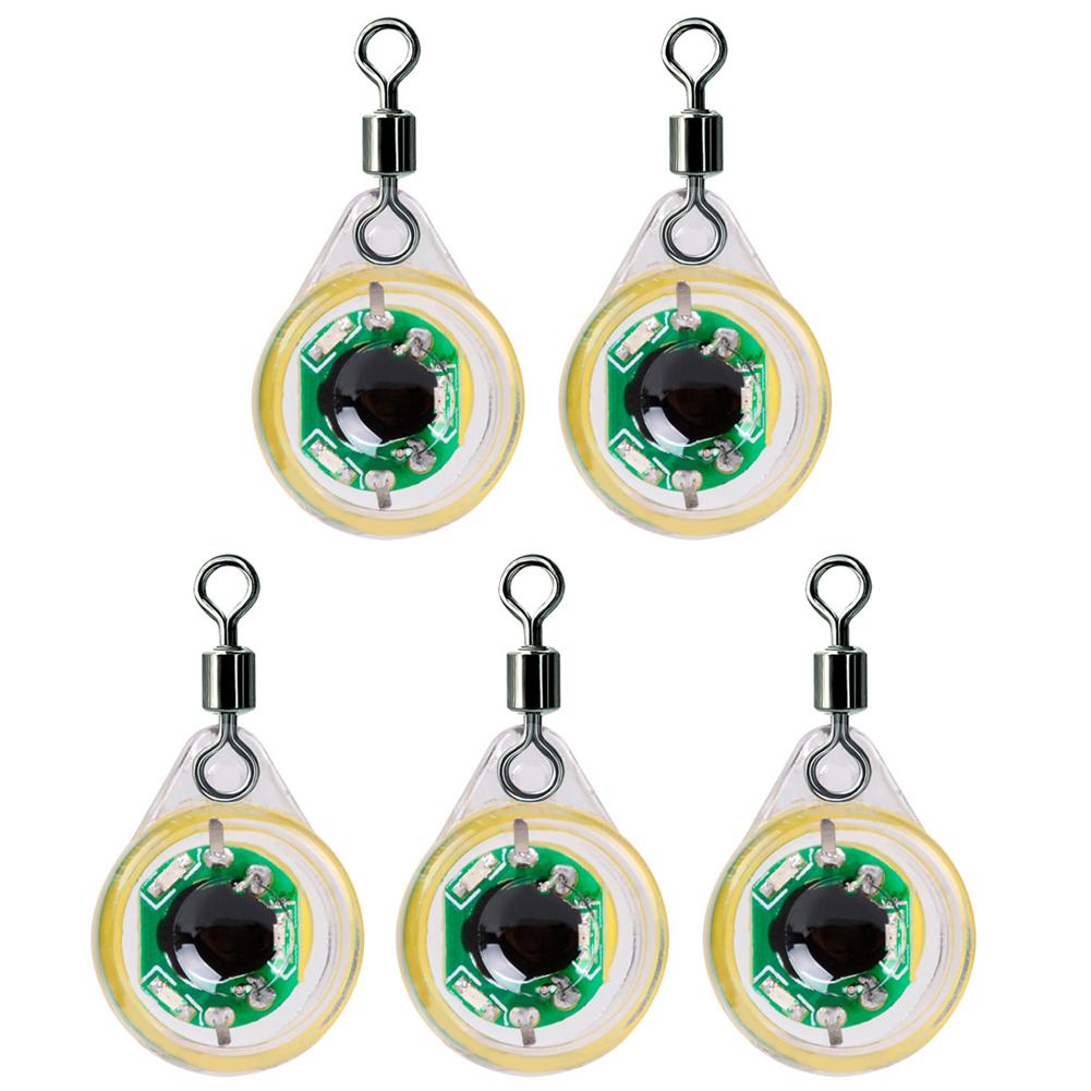 

MY # 5 шт., привлекающая рыбу, красочная лампа для привлечения рыбы, водонепроницаемая для морского дна