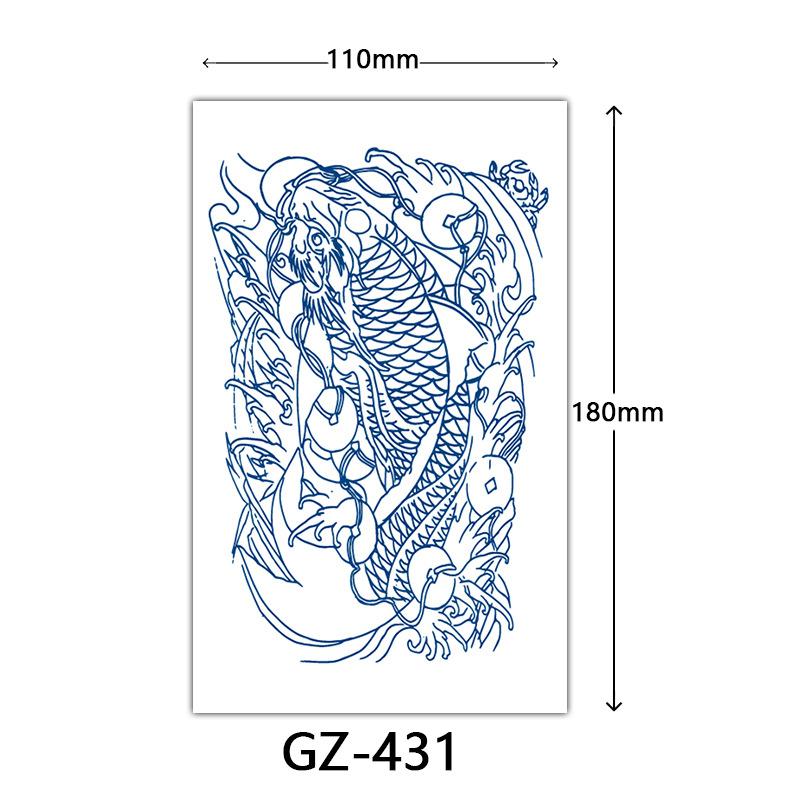 Autocolante Tatuaj Herbal, Autocolante Tatuaj cu Suc, Autocolante Tatuaj Semi-Permanent cu Litere Englezești Tatuaj