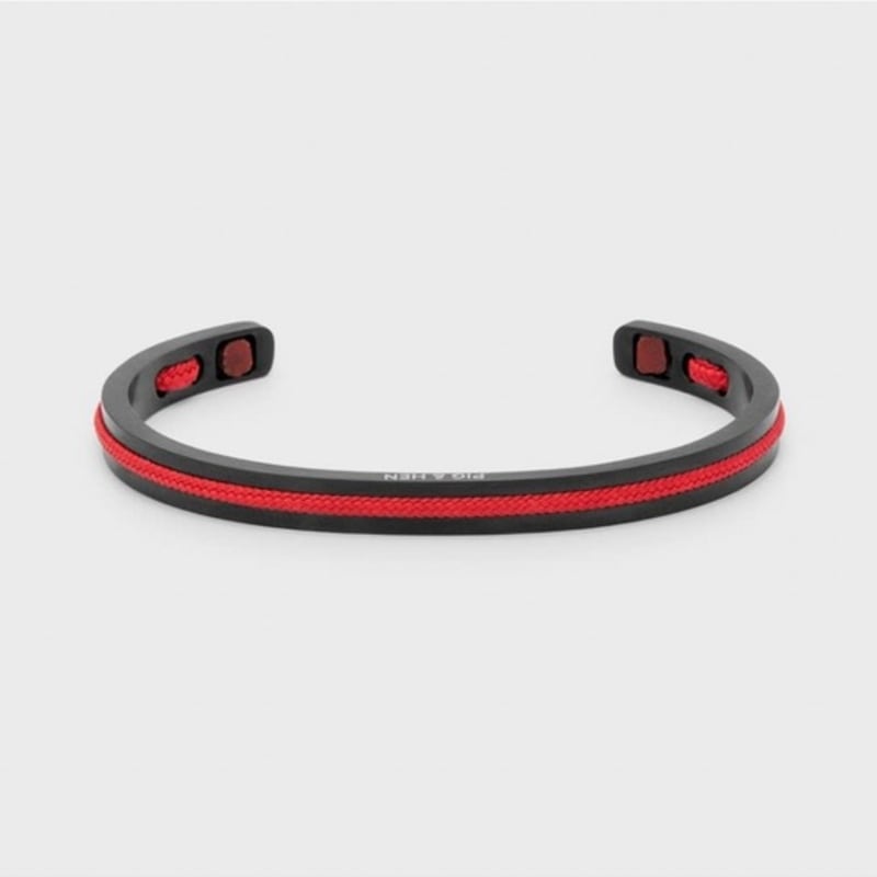 PIG & HEN Nabak 6 Bracelet - Raspberry X Black