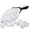 Practical Plastic Ice Cube Shovel Wear-Resistant Effortless Flour Rice Scoop Convenient Reusable Tea shovel Crushed Ice